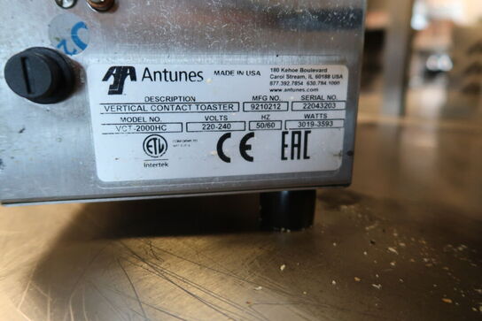 Brødrister ANTUNES Vertical Contact Toaster VCT-2000HC