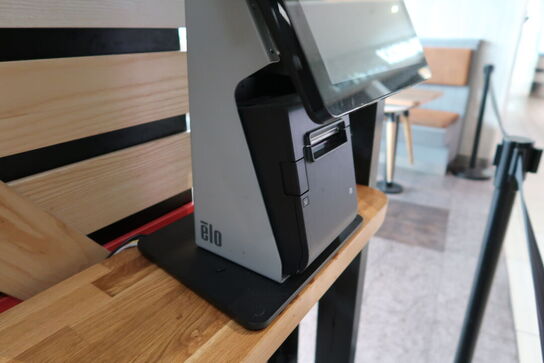 All-in-one touch computer ELO ESY22i5 med bonprinter samt dankortterminal