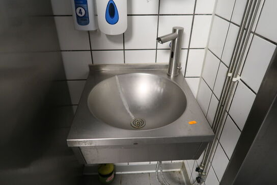 Vaskestation, papirdispenser, sæbedispenser m.m.