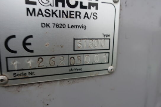 Egholm 2100 Maskine med baglift på,  alt virker