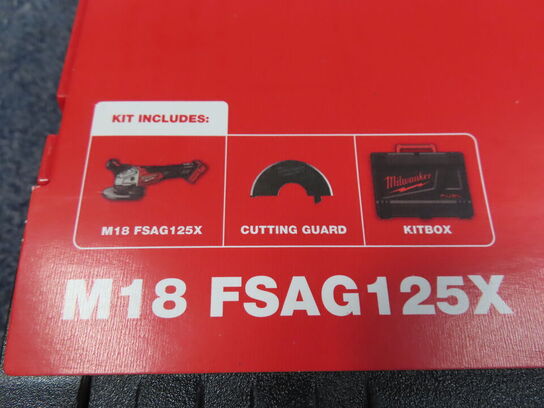 Vinkelsliber MILWAUKEE M18 FSAG 125X