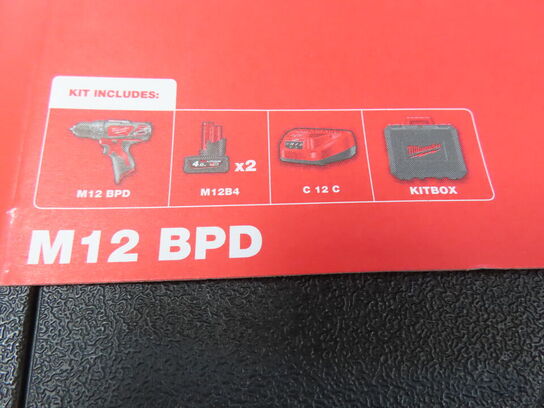 Boremaskine MILWAUKEE M12 BPD