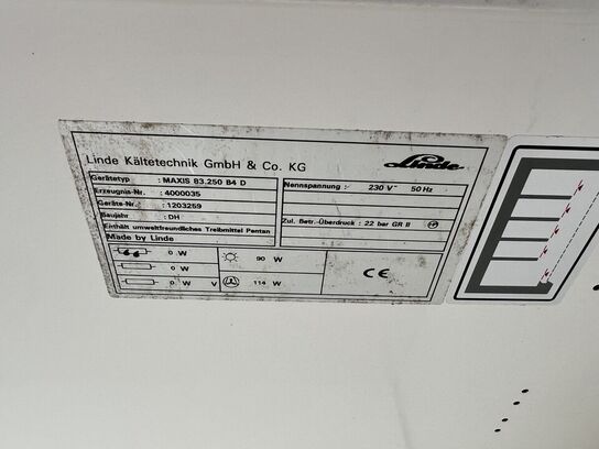 Køledisplay LINDE MAXIS 83 - 5 separate kølere.