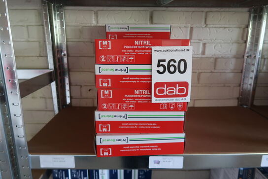 16 pk. Nitrail Pudderfri handsker - Str. M