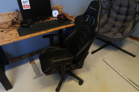 Samsung SyncMaster B2240 22" skærm + keyboard, mus, headset & gamerstol