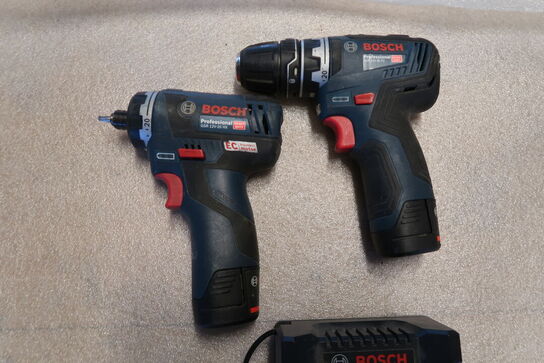2 stk. Akku boremaskiner, Bosch GSR 12V