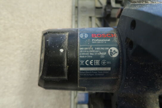 Akku rundsav, Bosch 