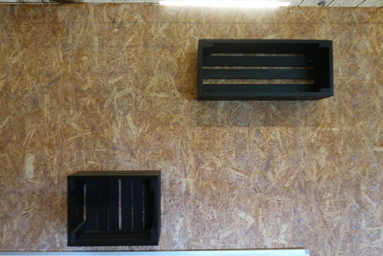 Magnettavle - 150x120 cm + 3 stk. reolkasser 