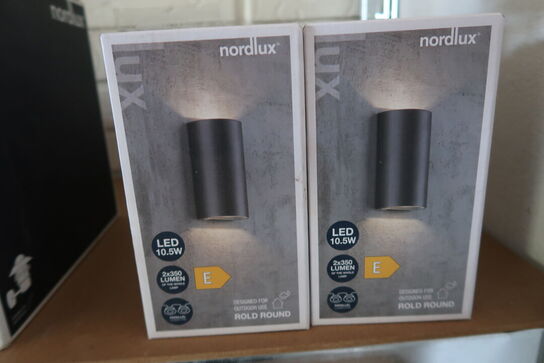2 stk. Nordlux Rold Round udendørslamper
