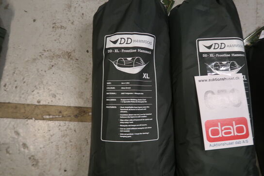 4 stk. DDHammocks XL Frontline Hammock Olive Green