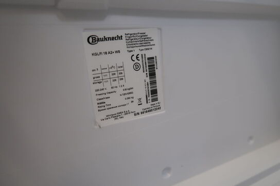 Køle/Fryseskab BAUKNECHT KGLFI 18 A2+ WS