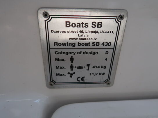 Jolle SB Boats SB 430 (ny båd)