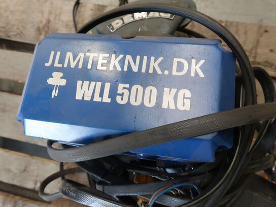 Svingkran med el talje 500 kg