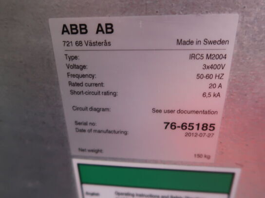 Robotarm ABB IRB 7600