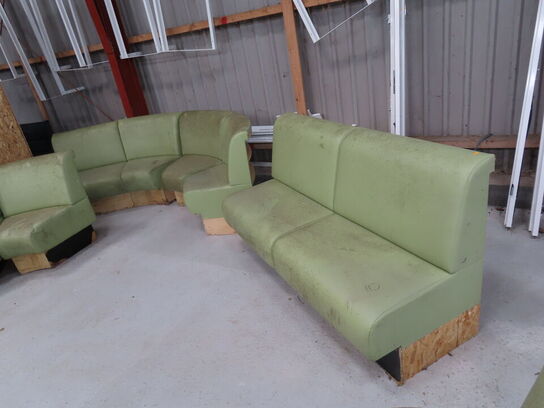 Loungesofaer til fastmontering