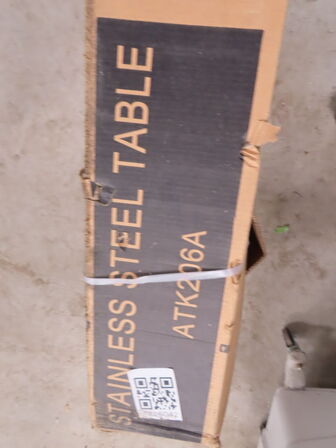 Industri køkkenbord (ny i kasse)