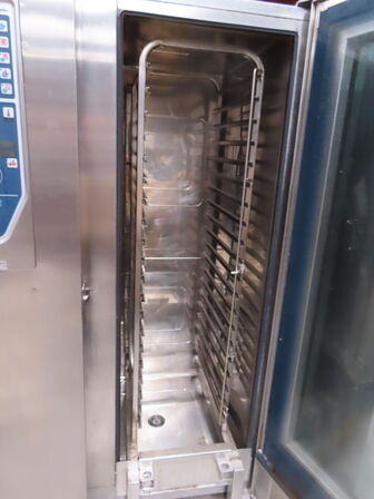 Industriovn RATIONAL inkl 2 bakkevogne