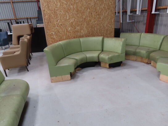 Loungesofaer til fastmontering