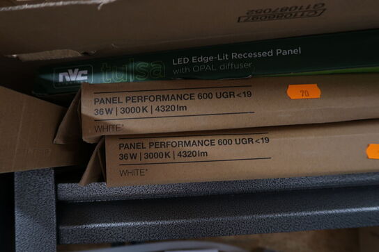Div. lyspaneler, LED-lamper m.m.