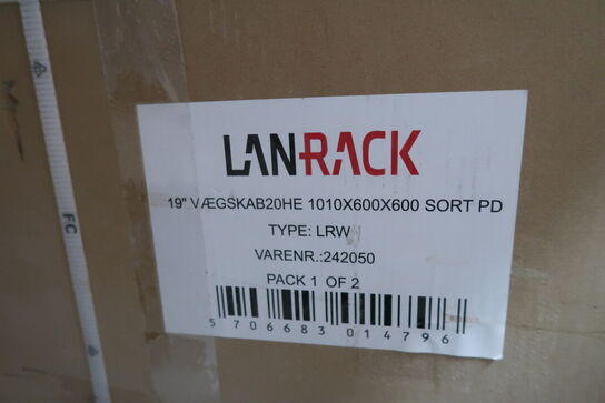 Vægskab LANRACK 19"