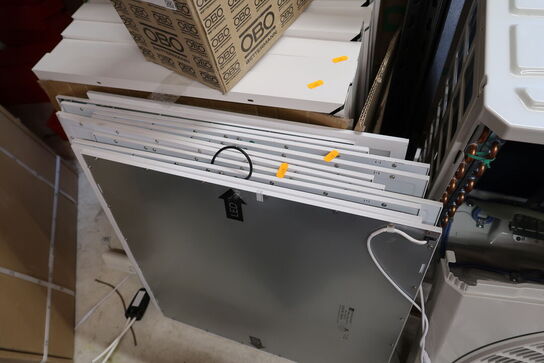 11 stk. lyspaneler med indbygningskasse SG Sense Eco 600x600