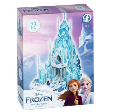 5 pk. 3D: Disney - Frost Is-slottet, 73 brikker