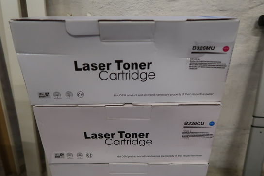 9 stk. Laser toner MOMSFRI