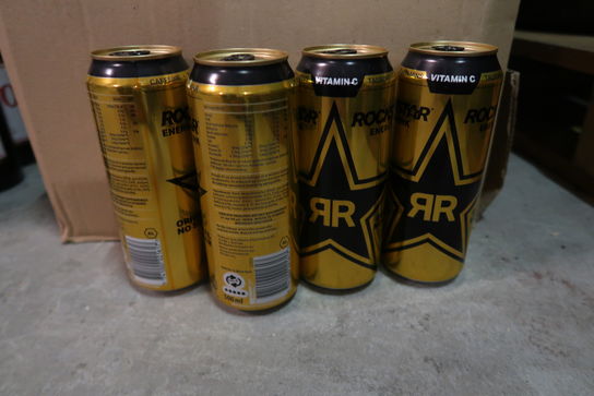 19 stk. Rockstar energy drink BEMÆRKK DATO 25.08.2023