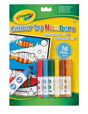 12 stk. Crayola Colour by Numbers