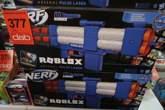 3 stk. Hasbro Nerf Roblox Arsenal: Pulse Laser Blaster