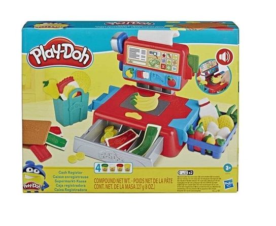 4 pk. Play Doh Kasseapparat