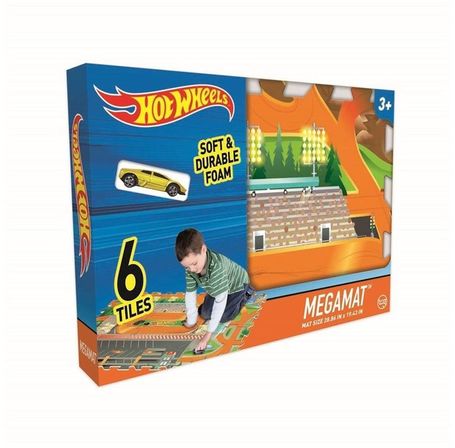 2 pk. Megamat MegaMat Skummåtte i Brikker Hot Wheels