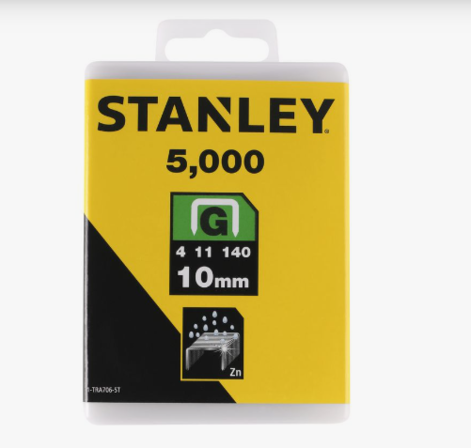 2 pk. STANLEY Hæfteklammer 10mm á 5000 stk