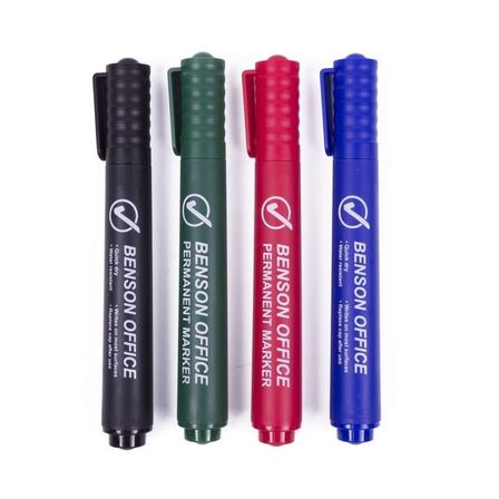 10 pk. Benson Permanent Marker 4 stk.