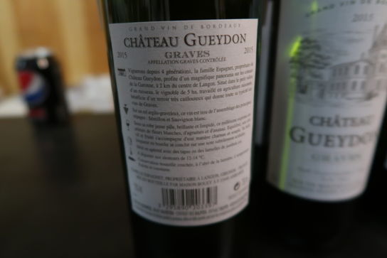 16 flasker Chateau Gueydon garves