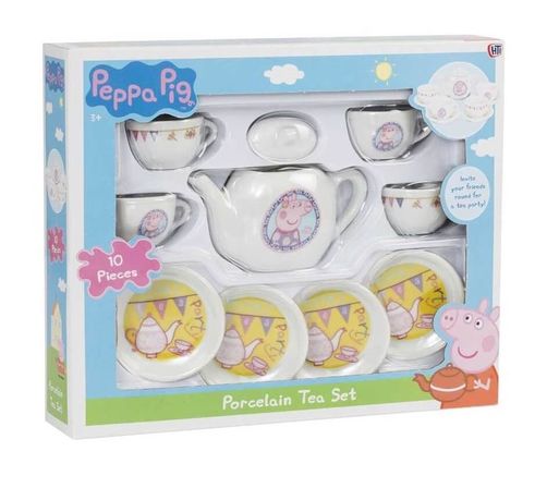 4 pk. Gurli Gris Porcelæn Te Sæt