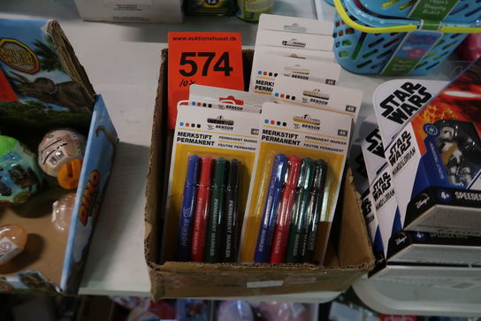 10 pk. Benson Permanent Marker 4 stk.