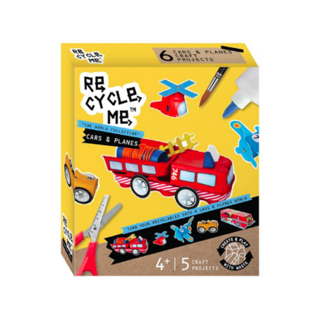 4 pk. RE CYCLE ME CARS & PLANES