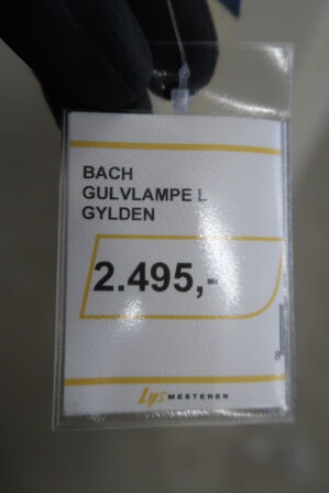 Gulvlampe SLAMP Bach L Gylden (udstillingsmodel)