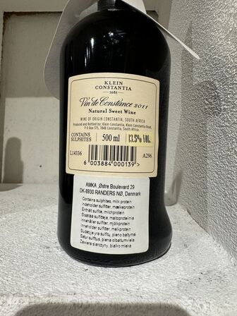 1 fl. Klein Constantia, 'Vin De Constance' 2018 