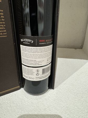 Blandy's Malmsey Colheita 1999 Madeira i gaveæske