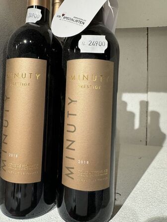 4 fl. Château Minuty Cuvee Prestige Rouge Cru Classé 2018