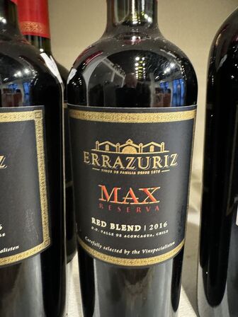 4 fl. Errazuriz Max Reserva & 2 fl. Minuty Côtes de provence