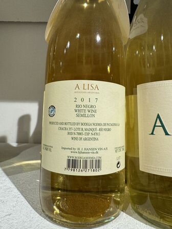 6 fl. Alisa Bodega Noemia Semillon 2017