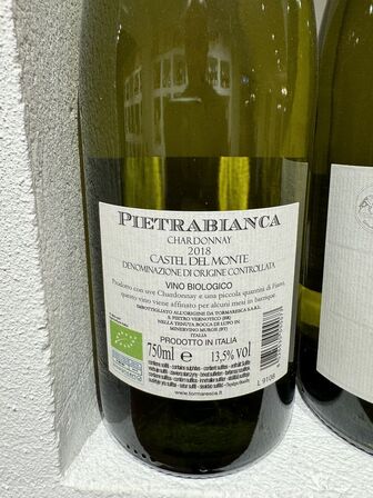 2 fl. "Pietrabianca" Castel del Monte Chardonnay 2018