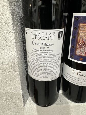 6 fl. Château L'escart Omar Khayam 2003