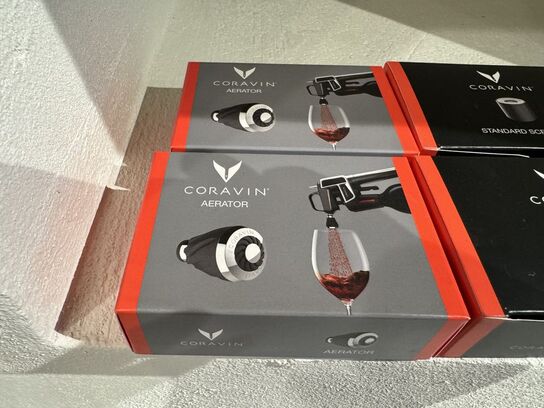 7 stk. Coravin standard screw caps m.m. 