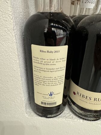 8 fl. Cold Hand Winery | Ribes Ruby 2015