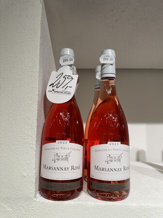 4 fl. Marsannay Domaine du vieux Collège rosé