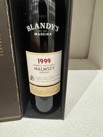 Blandy's Malmsey Colheita 1999 Madeira i gaveæske